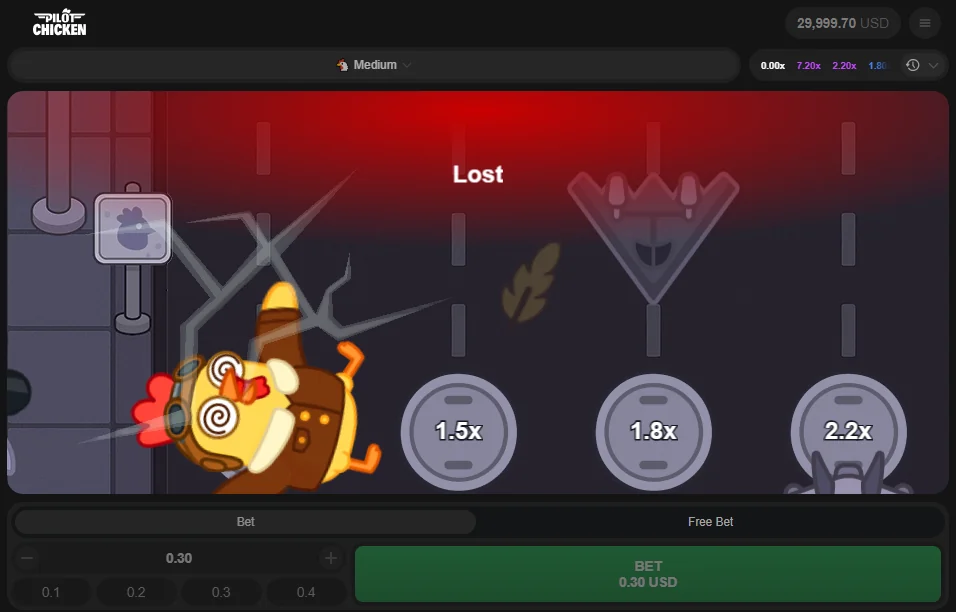Pilot Chicken slot game