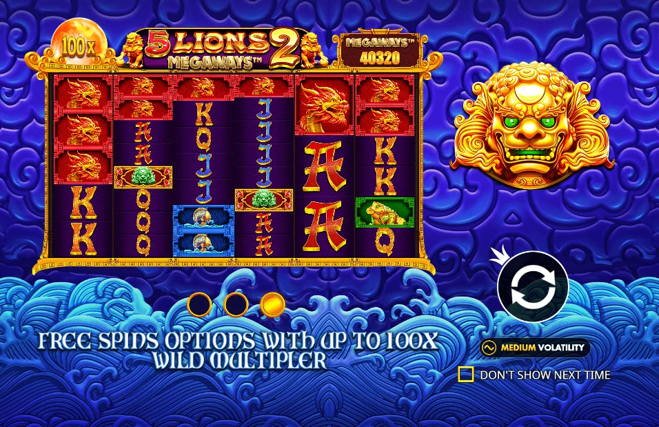 5 Lions Megaways 2 slot game