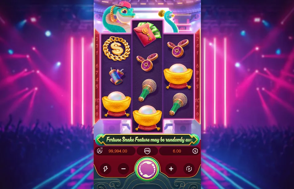 Fortune Snake slot game screenshot
