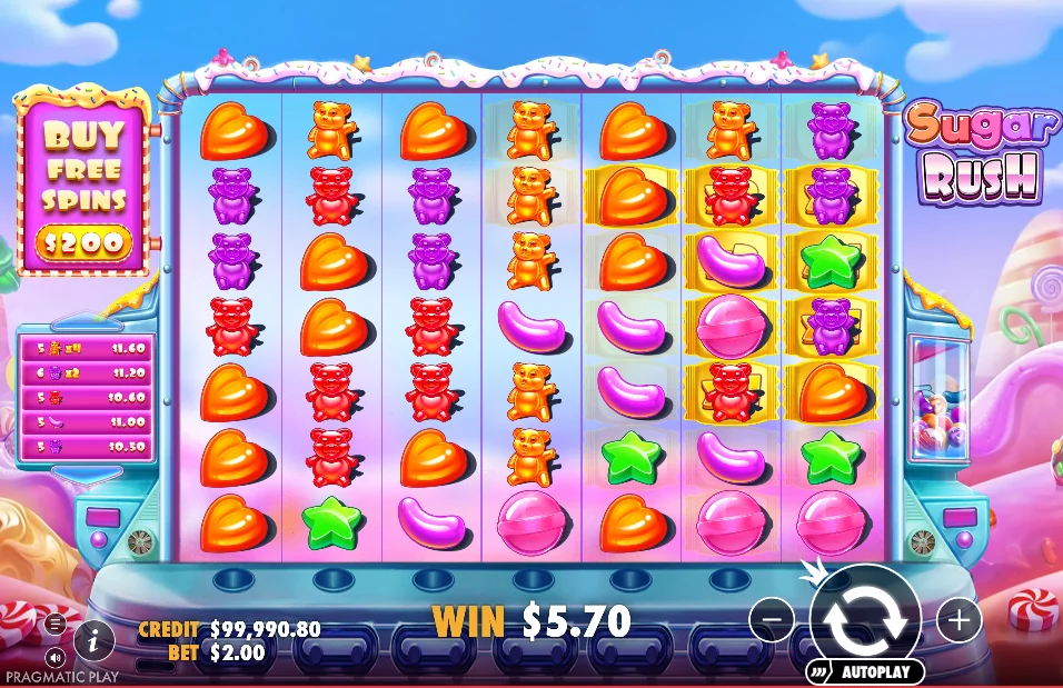 Sugar Rush slot game
