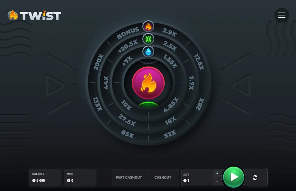 Twist slot game screenshot