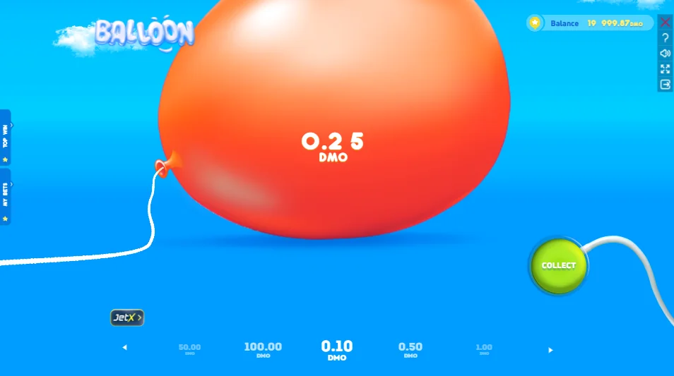 Balloon slot features and rtp