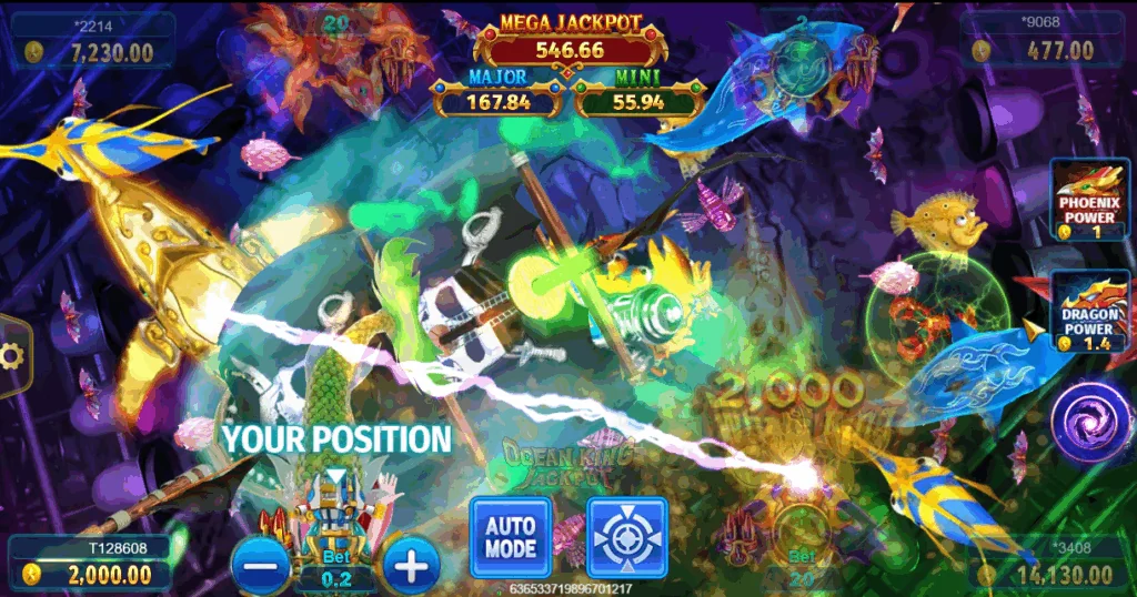 Ocean King Jackpot demo gameplay