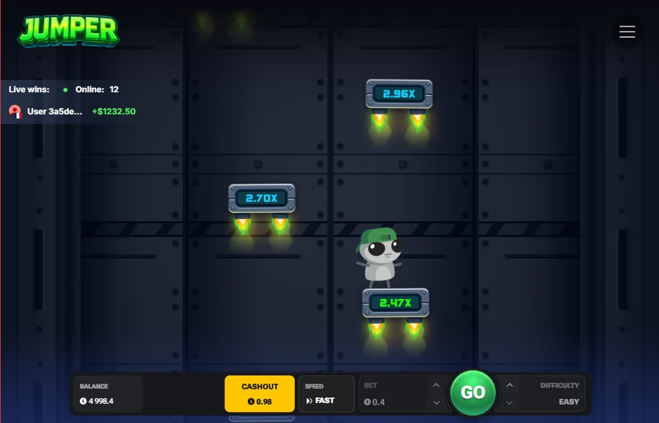 Jumper slot game
