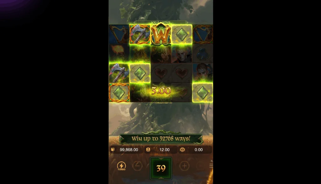 Jack the Giant Hunter slot features and rtp