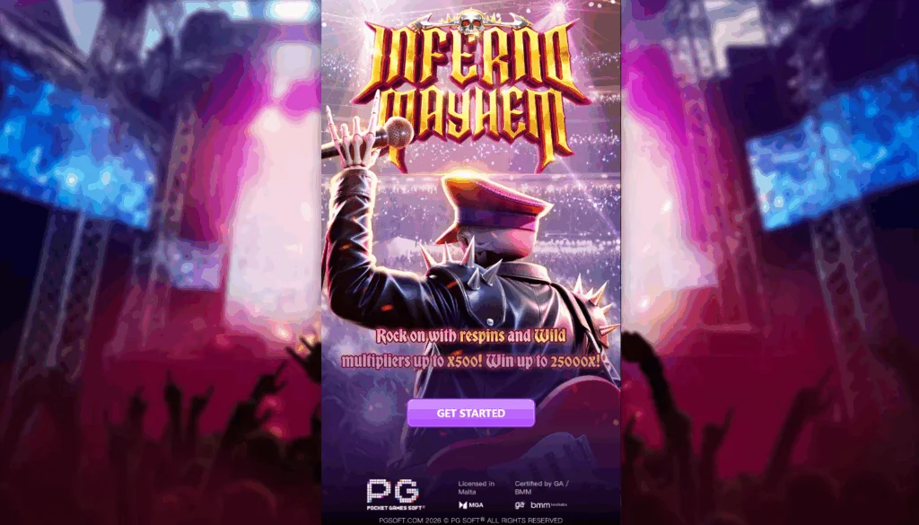 Inferno Mayhem slot game screenshot