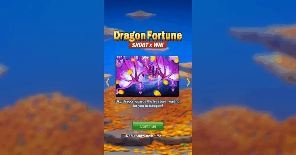 Dragon Fortune slot game screenshot