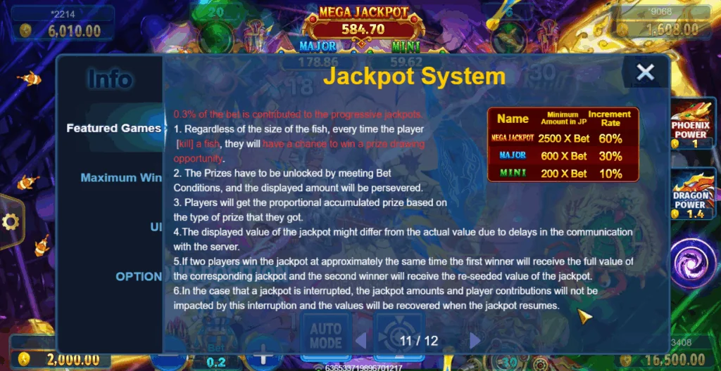 how to play Ocean King Jackpot slot game